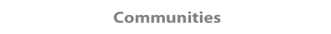 Communities button